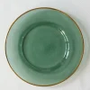 Outlet VD-PCH13-GR Green with Gold Rim, Glass Charger 13 - cozylivehome.com | we sell a wide range of comfortable household items Shop All
