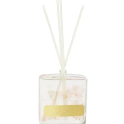Sale VFD3038 Clear Bottle Reed Diffuser With White Flowers And White Reeds, "Lily Of The Valley" Scent - cozylivehome.com | we sell a wide range of comfortable household items Shop All