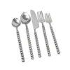 Online VF762S 20 Pc Flatware Set Stainless Steel with Beaded Handles - Service for 4 - Dishwasher Safe - cozylivehome.com | we sell a wide range of comfortable household items Shop All
