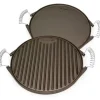 Hot VICTORIA 12.5� Reversible Cast Iron Round Griddle with Removable Cool-Touch Handles - cozylivehome.com | we sell a wide range of comfortable household items Housewares