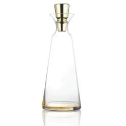 Hot VJG4584 Glass Decanter with Gold Lid - cozylivehome.com | we sell a wide range of comfortable household items Giftware