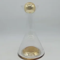 Best VJG4292 Glass Decanter with Gold Base and Lid - cozylivehome.com | we sell a wide range of comfortable household items Giftware
