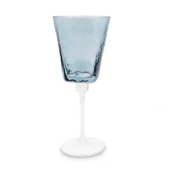 Online VWN3773 Wine Glasses, Hammered Blue - cozylivehome.com | we sell a wide range of comfortable household items Shop All