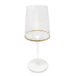 Best Sale VWN3904 Wine Glasses with Gold Bottom Rim - cozylivehome.com | we sell a wide range of comfortable household items Shop All