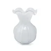 Best Sale VWV5024 White Glass Vase Small 5.5"D x 6.75"H - cozylivehome.com | we sell a wide range of comfortable household items Giftware