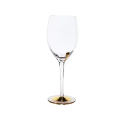 Store WIG1047 Wine Glass w Gold Reflection - cozylivehome.com | we sell a wide range of comfortable household items Shop All