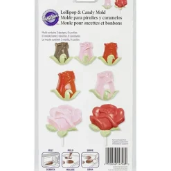 Sale Wilton Rose and Buds Lollipop Mold - cozylivehome.com | we sell a wide range of comfortable household items Shop All