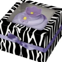 Discount Wilton Zebra 1-Cavity Cupcake Boxes, 3 Count - cozylivehome.com | we sell a wide range of comfortable household items Shop All