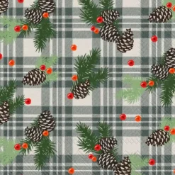 Cheap Woodland Plaid Cocktail Napkin - cozylivehome.com | we sell a wide range of comfortable household items Shop All