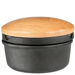 XL Spice Buddy Cast Iron w/ Beech Wood Lid - cozylivehome.com | we sell a wide range of comfortable household items^ Shop All